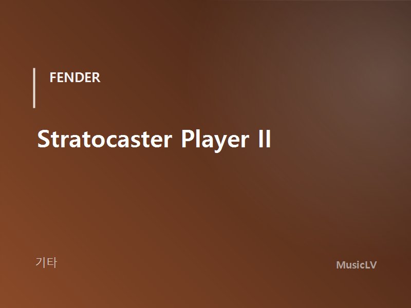 Stratocaster Player II