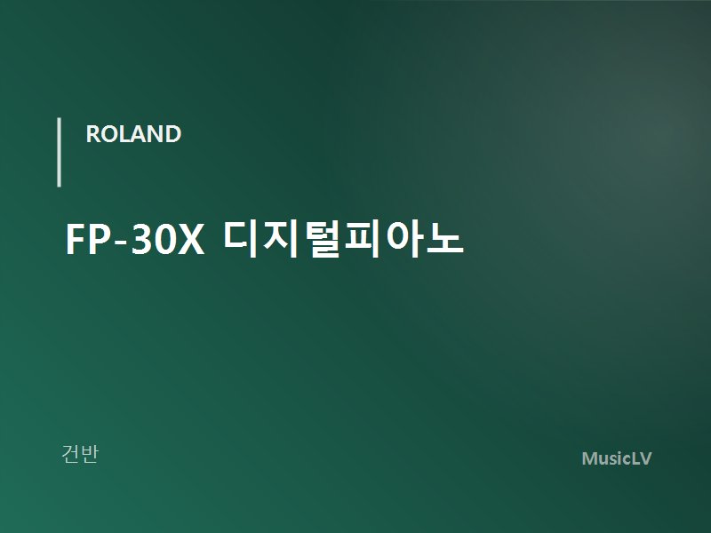 FP-30X 디지털피아노